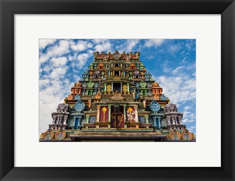Framed Hindu temple, Fiji Print