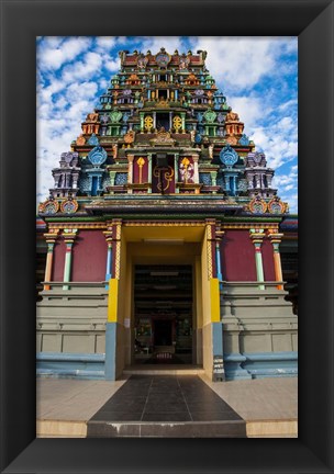 Framed Sri Siva Subramaniya Hindu temple, Nadi, Fiji Print