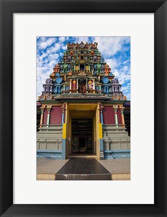 Framed Sri Siva Subramaniya Hindu temple, Nadi, Fiji Print