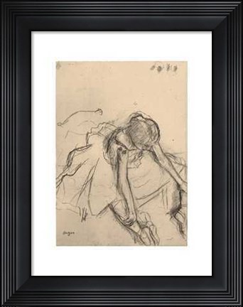 Framed Danseuse Assis Print
