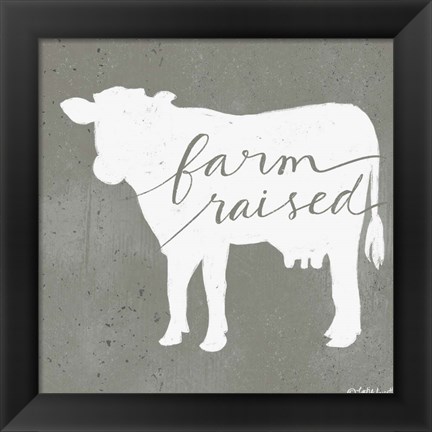 Framed Farm Raised Print