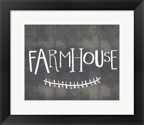 Framed Whimsical Farmhouse Print