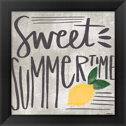 Framed Sweet Summertime Print