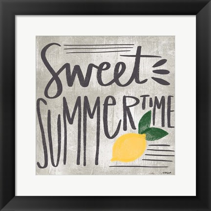 Framed Sweet Summertime Print