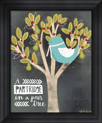 Framed Partridge Print