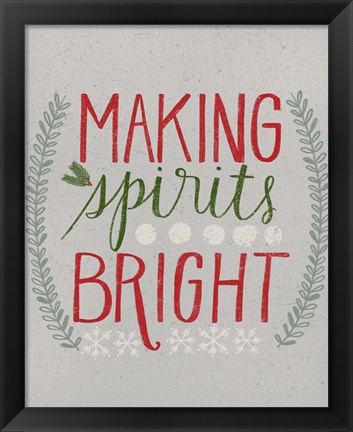 Framed Bright Spirits Print