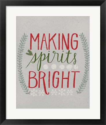 Framed Bright Spirits Print