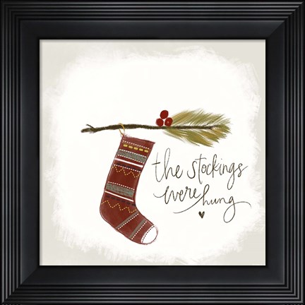 Framed Stockings Were Hung Print