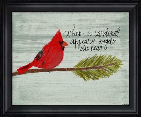 Framed Cardinal Print