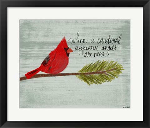 Framed Cardinal Print