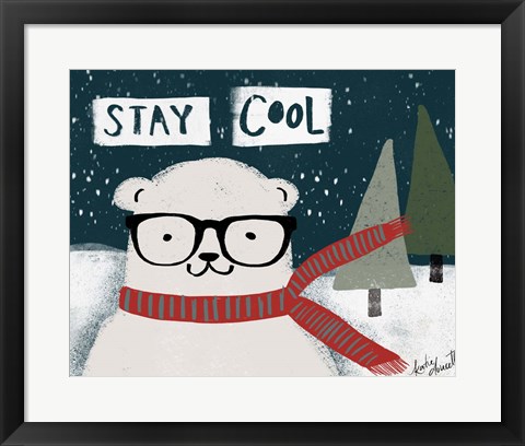 Framed Stay Cool Print