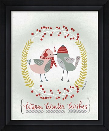 Framed Warm Winter Wishes Print
