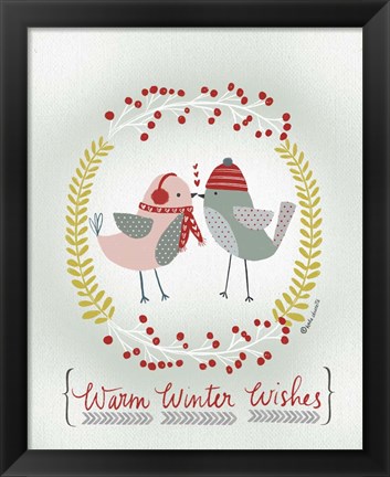 Framed Warm Winter Wishes Print