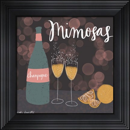 Framed Mimosas Print