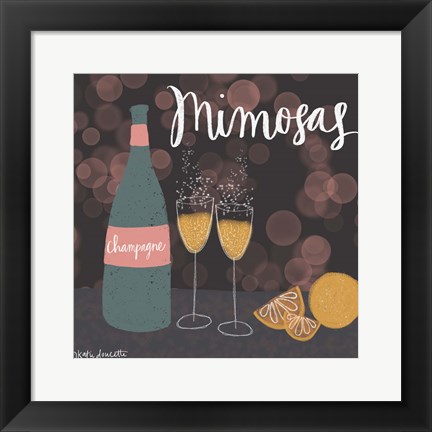 Framed Mimosas Print