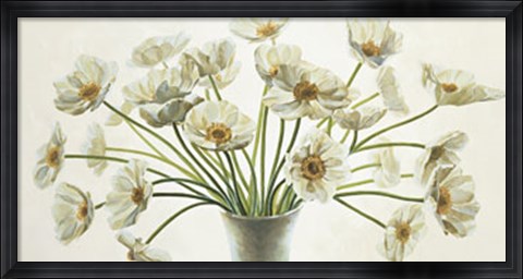 Framed Bouquet Di Anemoni Print