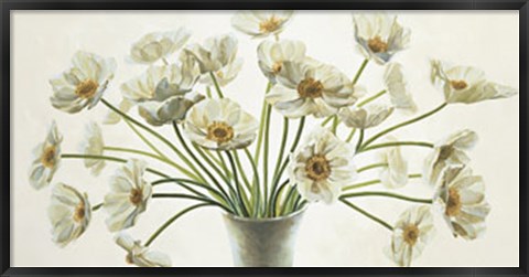 Framed Bouquet Di Anemoni Print