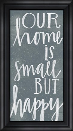 Framed Small Home Print