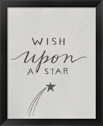 Framed Wish Upon a Star Print