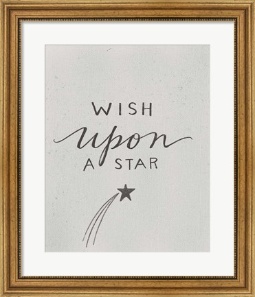 Framed Wish Upon a Star Print