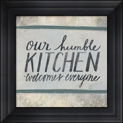 Framed Humble Kitchen Print