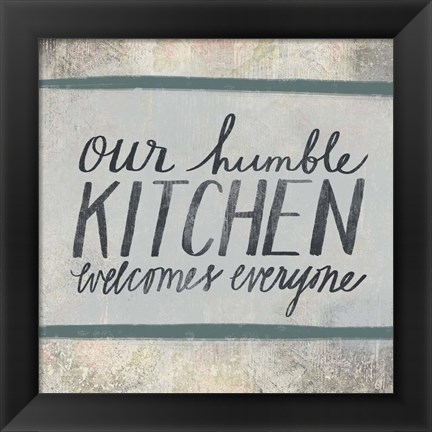 Framed Humble Kitchen Print