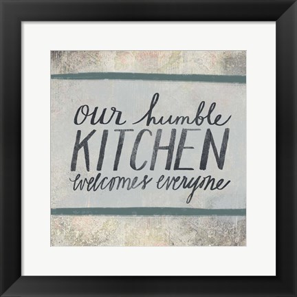 Framed Humble Kitchen Print