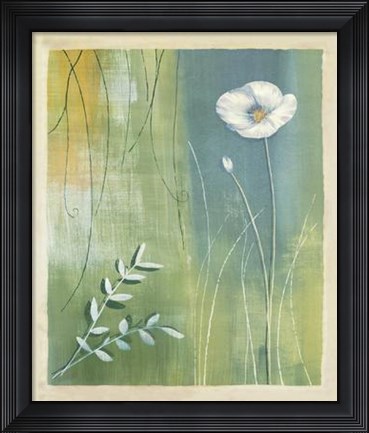 Framed Composition avec Coquelicot Print