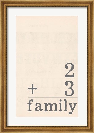 Framed Family II Print