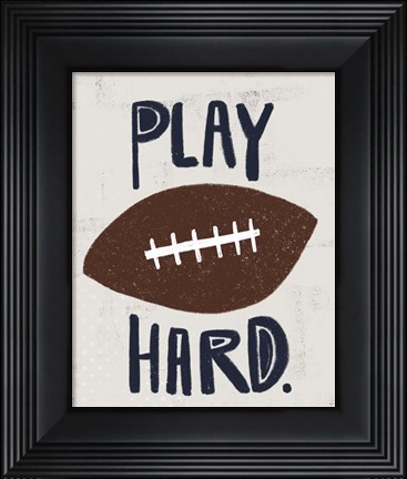 Framed Football Print