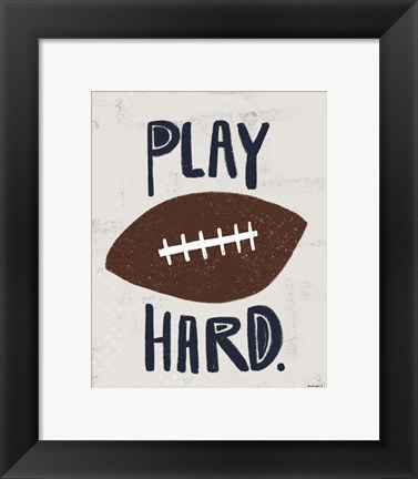 Framed Football Print