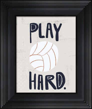 Framed Volleyball Print