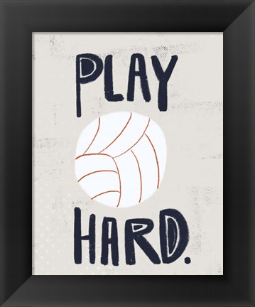 Framed Volleyball Print