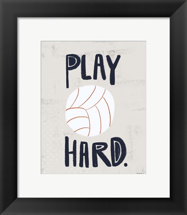 Framed Volleyball Print