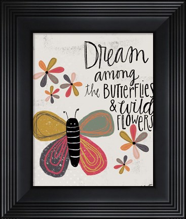 Framed Butterfly Print
