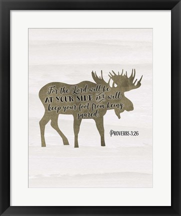 Framed Proverbs 3-26 Print