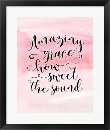 Framed Amazing Grace Print