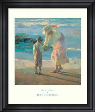 Framed On the Beach Print