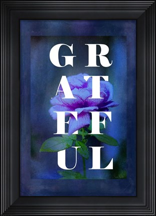 Framed Grateful Print