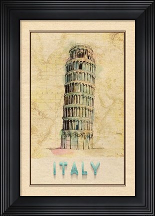 Framed Travel Italy Print