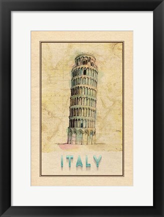 Framed Travel Italy Print