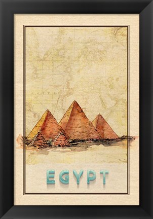 Framed Travel Egypt Print