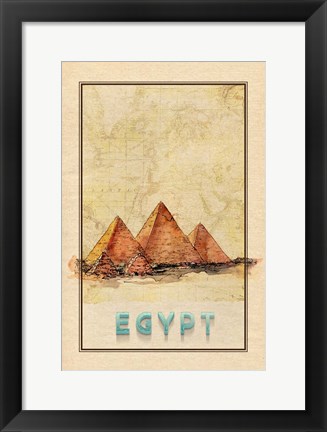 Framed Travel Egypt Print