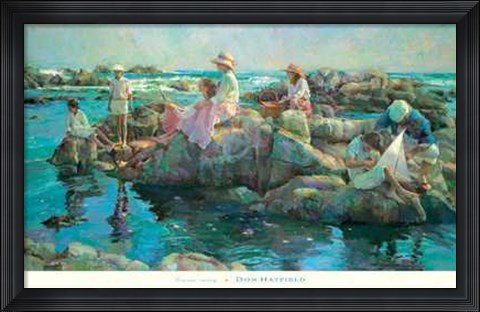 Framed Summer Outing Print