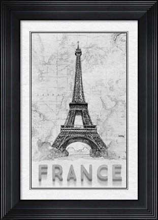 Framed Travel France Print