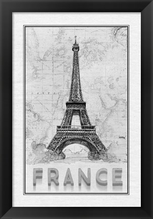 Framed Travel France Print