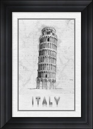 Framed Travel Italy Print