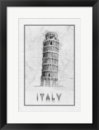 Framed Travel Italy Print