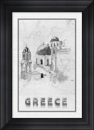 Framed Travel Greece Print