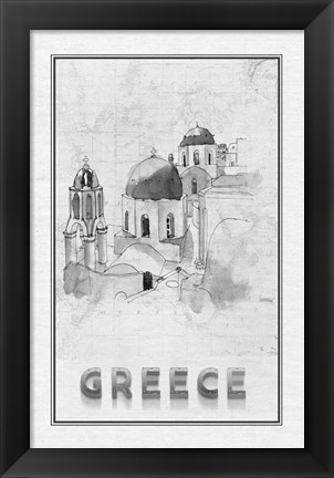 Framed Travel Greece Print